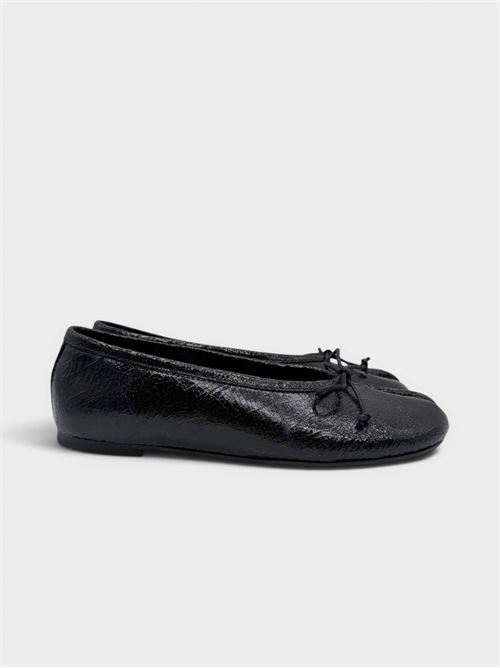Ballerina Tabi in pelle crack nera IL LACCIO | 5462CRAKNERO